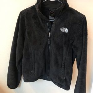 The North Face sweater furry size XS